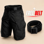 Taktiske shorts med mange lommer