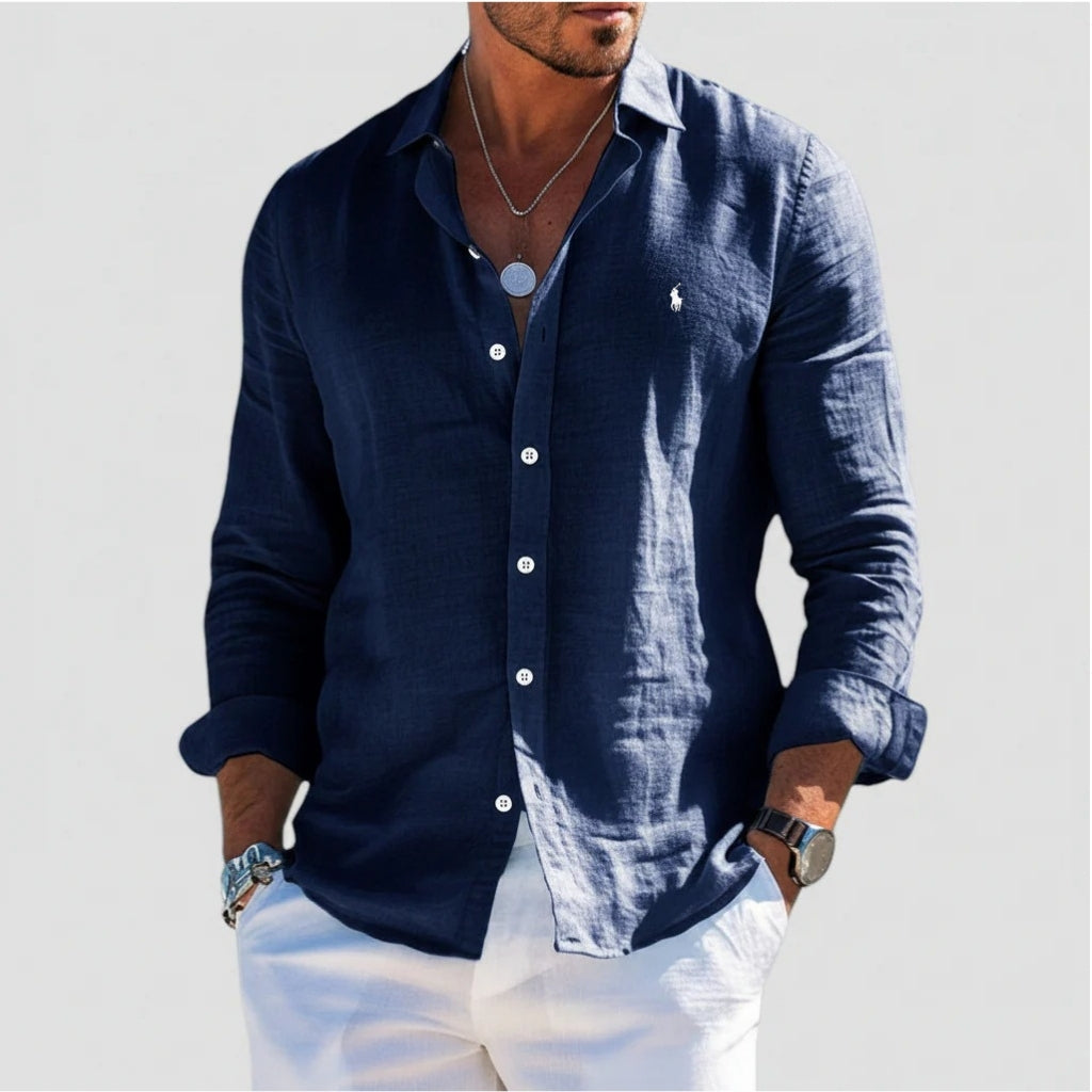 Premium Oxford-skjorte i casualstil — udsalg