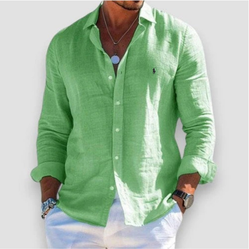 Premium Oxford-skjorte i casualstil — udsalg
