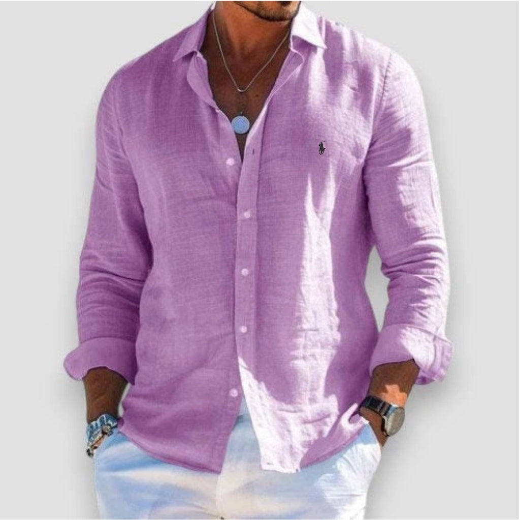 Premium Oxford-skjorte i casualstil — udsalg