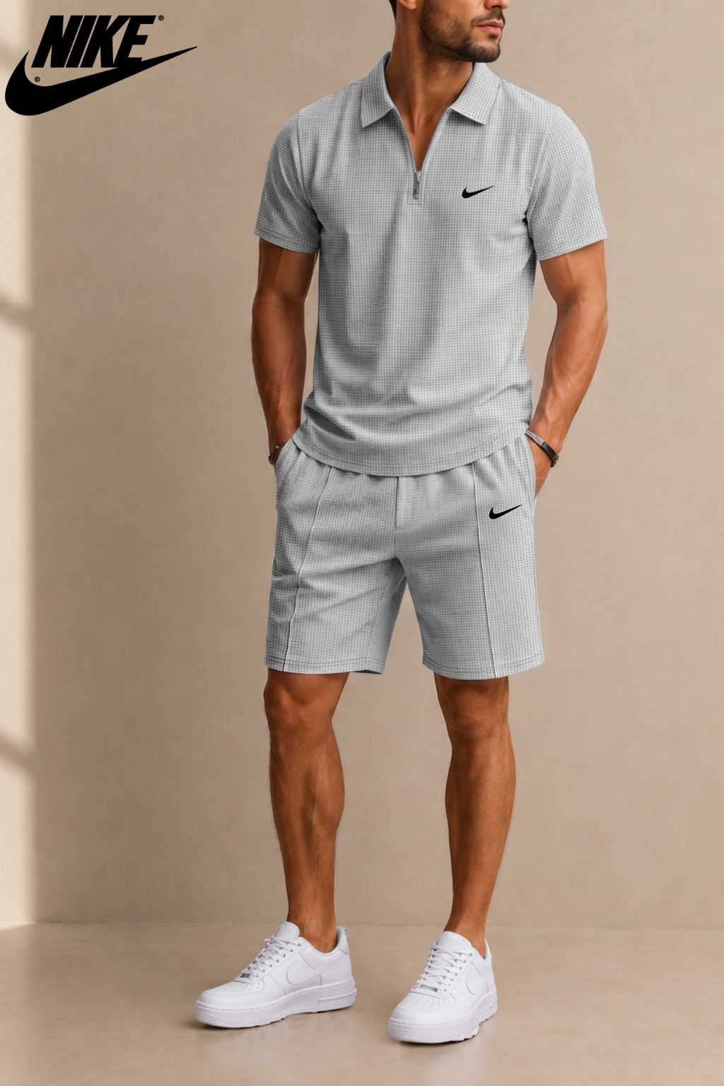Aero-Grid Quarter-Zip Set || Rea