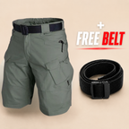 Taktiske shorts med mange lommer