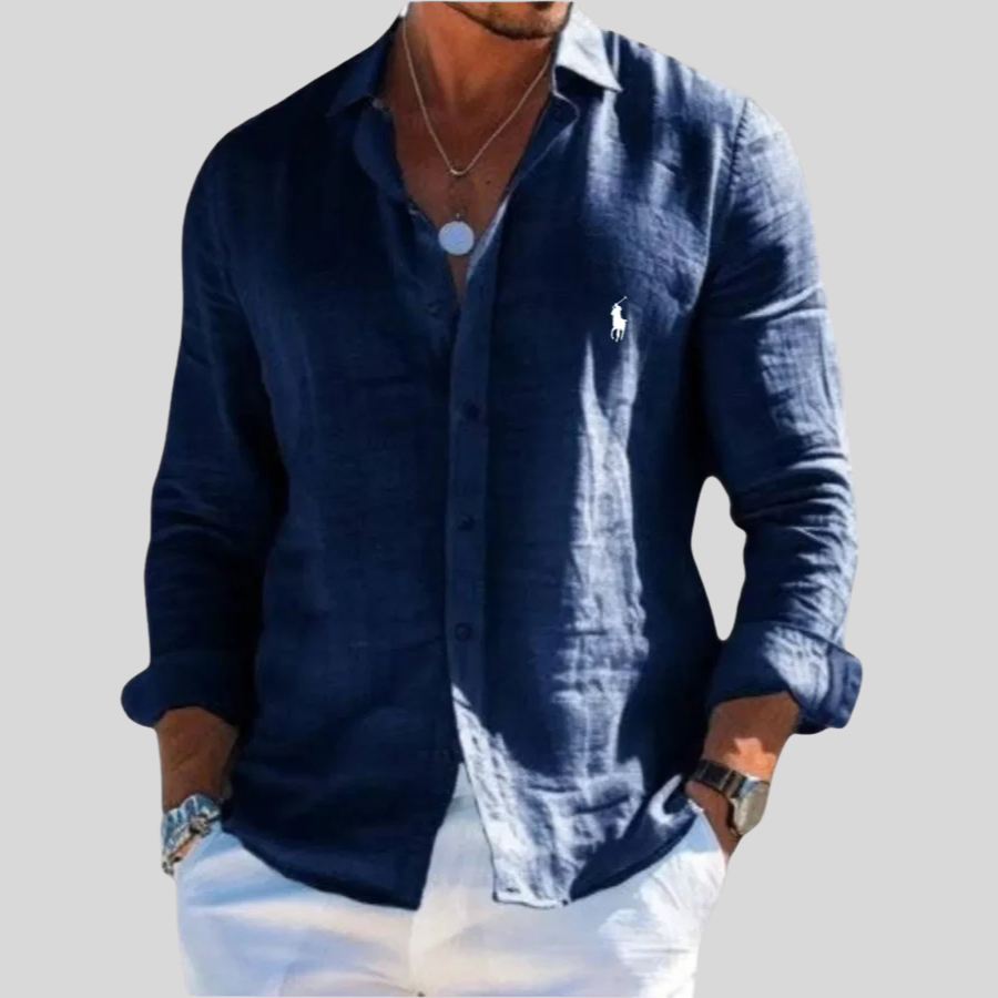 Premium Oxford-skjorte i casualstil — udsalg