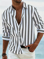 Lightweight Striped Shirt Summer