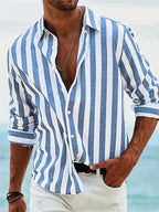 Lightweight Striped Shirt Summer
