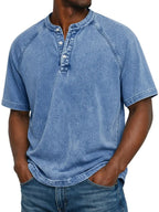 Vintage Button-Up Shirt for Men